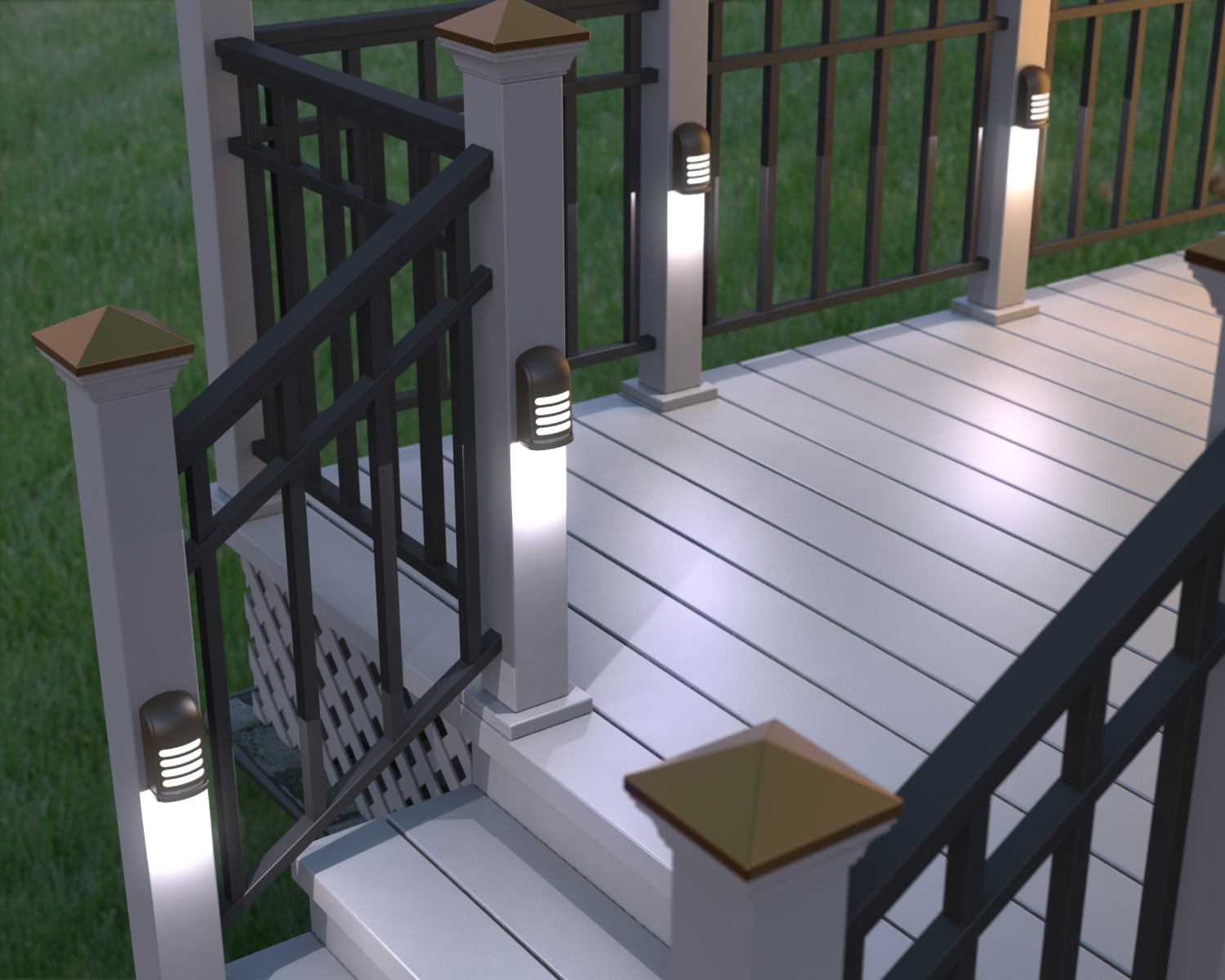 Deck Light display